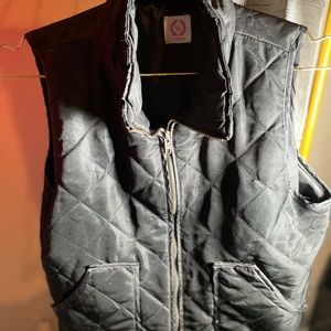 Wanna B Teen Girls Winter Black Vest- Small